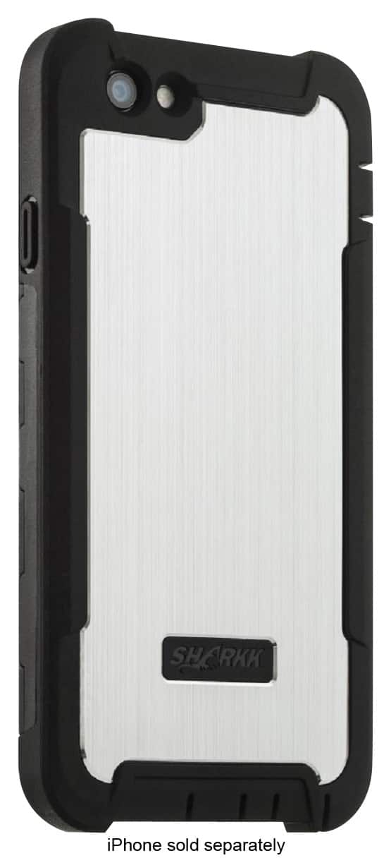 Front. Sharkk - Rugged Hard Shell Case for Apple® iPhone® 6 - Black.