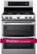 Alt View Zoom 12. LG - 6.9 Cu. Ft. Self-Cleaning Freestanding Double Oven Gas Range with ProBake Convection - Stainless steel.