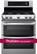 Alt View 18. LG - 6.9 Cu. Ft. Freestanding Double Oven Gas True Convection Range with EasyClean and UntraHeat Power Burner - Stainless steel.