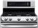 Alt View Zoom 1. LG - 6.9 Cu. Ft. Self-Cleaning Freestanding Double Oven Gas Range with ProBake Convection - Stainless steel.