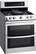 Angle. LG - 6.9 Cu. Ft. Freestanding Double Oven Gas True Convection Range with EasyClean and UltraHeat Power Burner - Stainless steel.