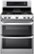 Front Zoom. LG - 6.9 Cu. Ft. Gas Self-Cleaning Freestanding Double Oven Range with ProBake Convection - Stainless steel.