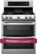 Alt View Zoom 19. LG - 6.9 Cu. Ft. Gas Self-Cleaning Freestanding Double Oven Range with ProBake Convection - Stainless steel.