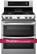 Alt View 19. LG - 6.9 Cu. Ft. Freestanding Double Oven Gas True Convection Range with EasyClean and UltraHeat Power Burner - Stainless steel.