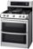 Left Zoom. LG - 6.9 Cu. Ft. Gas Self-Cleaning Freestanding Double Oven Range with ProBake Convection - Stainless steel.