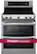 Alt View 16. LG - 7.3 Cu. Ft. Freestanding Double Oven Electric Range with EasyClean and ProBake Convection - Stainless steel.
