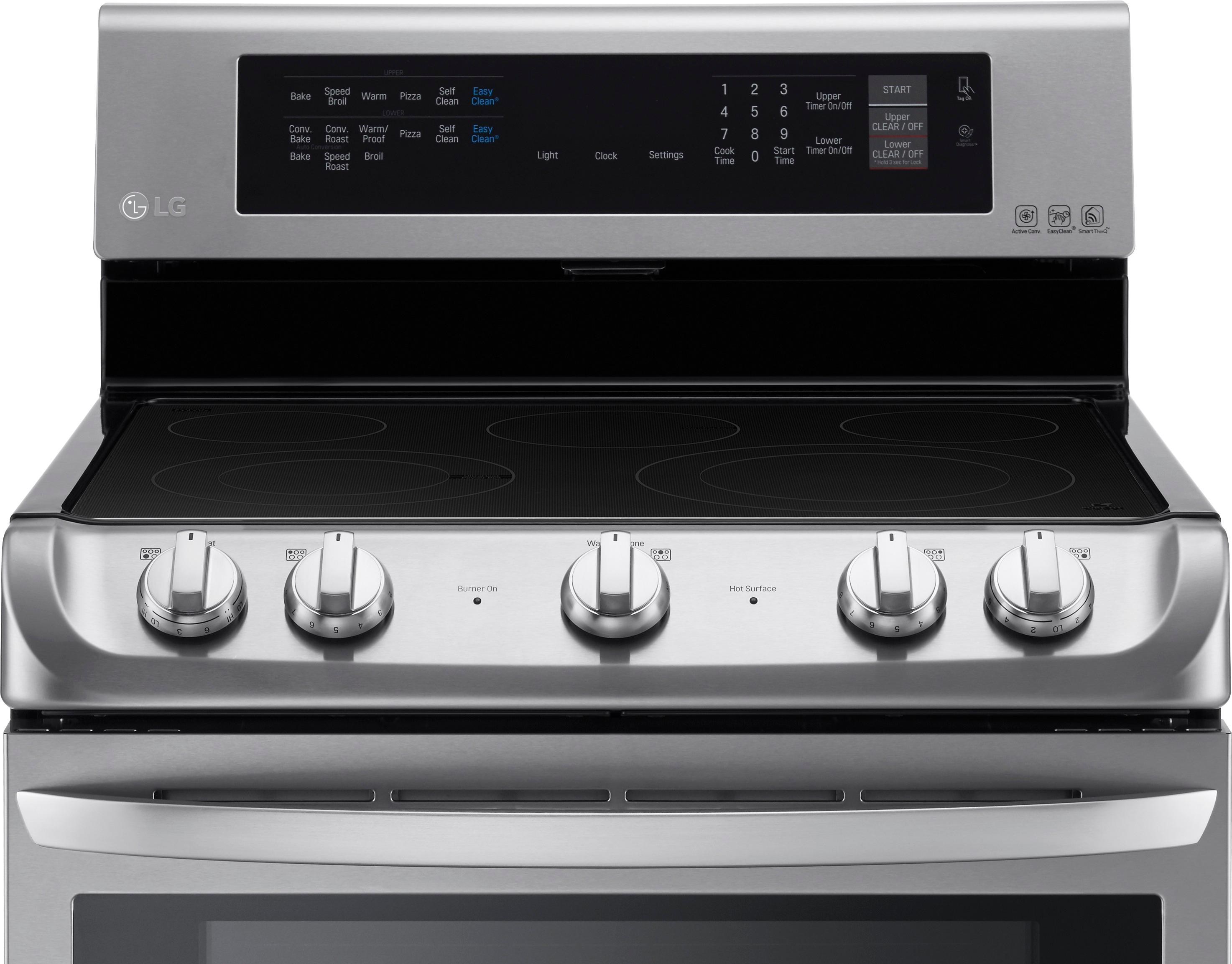 Lg 7 3 Cu Ft Electric Self Cleaning Freestanding Double Oven Range