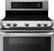 Alt View 1. LG - 7.3 Cu. Ft. Electric Self-Cleaning Freestanding Double Oven Range with ProBake Convection - Stainless Steel.