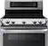 Alt View 2. LG - 7.3 Cu. Ft. Electric Self-Cleaning Freestanding Double Oven Range with ProBake Convection - Stainless Steel.