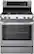 Front. LG - 6.3 Cu. Ft. Gas Self-Cleaning Freestanding Range with ProBake Convection - Stainless Steel.