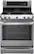 Front. LG - 6.3 Cu. Ft. Freestanding Gas True Convection Range with EasyClean and UltraHeat Power Burner - Stainless steel.