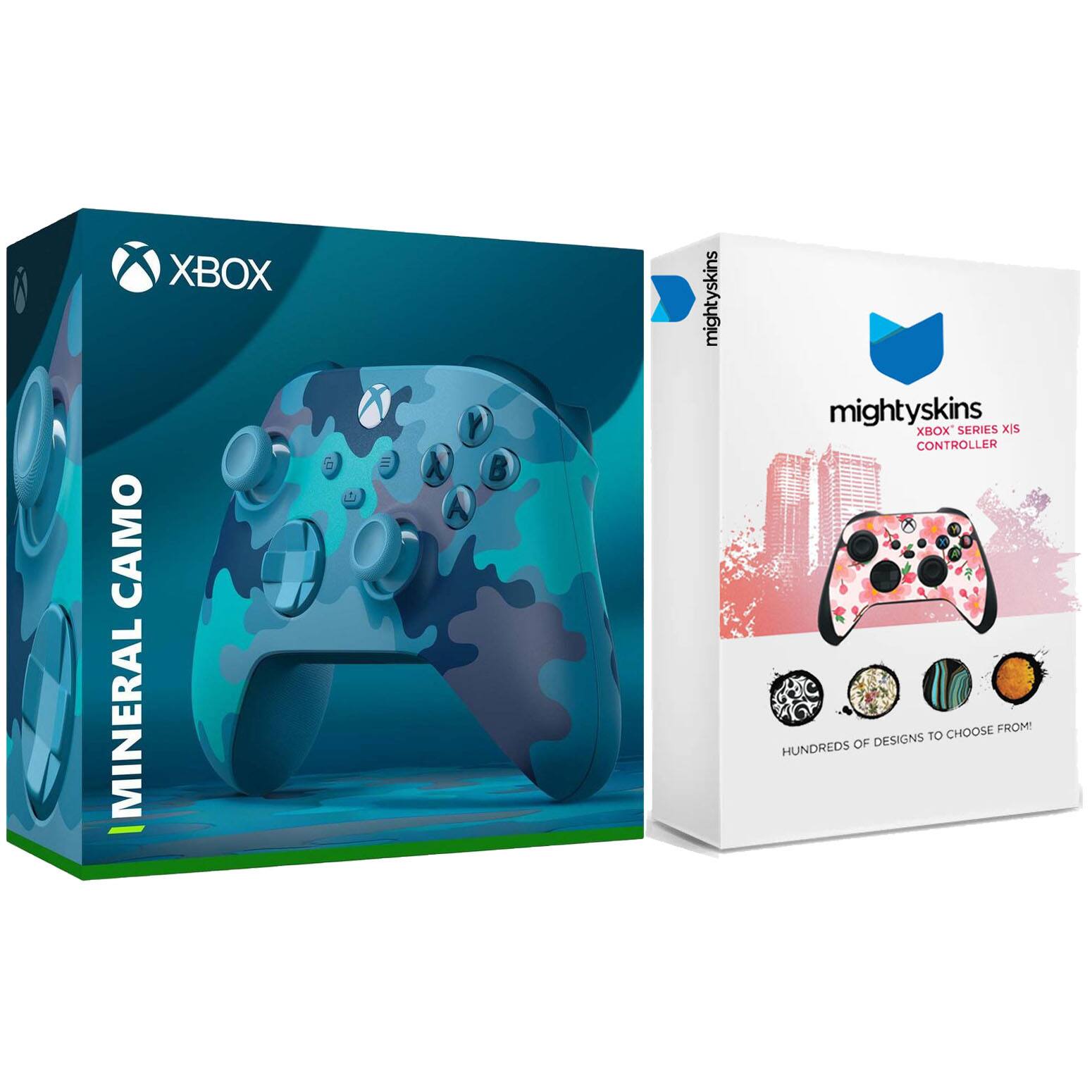Microsoft - Xbox Wireless Controller for Series X, Series S, Windows with MightySkins Custom Skin Code - Mineral Camo