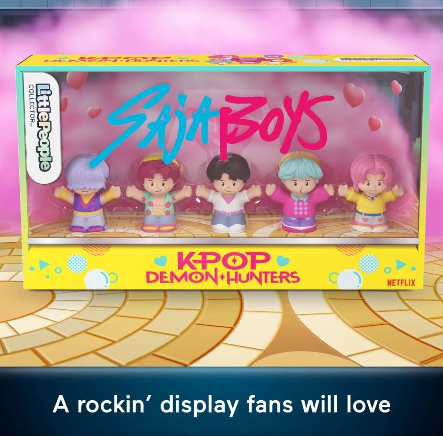 LittlePeople KPOP DEMON HUNTERS NETFLIX  
A rockin' display fans will love