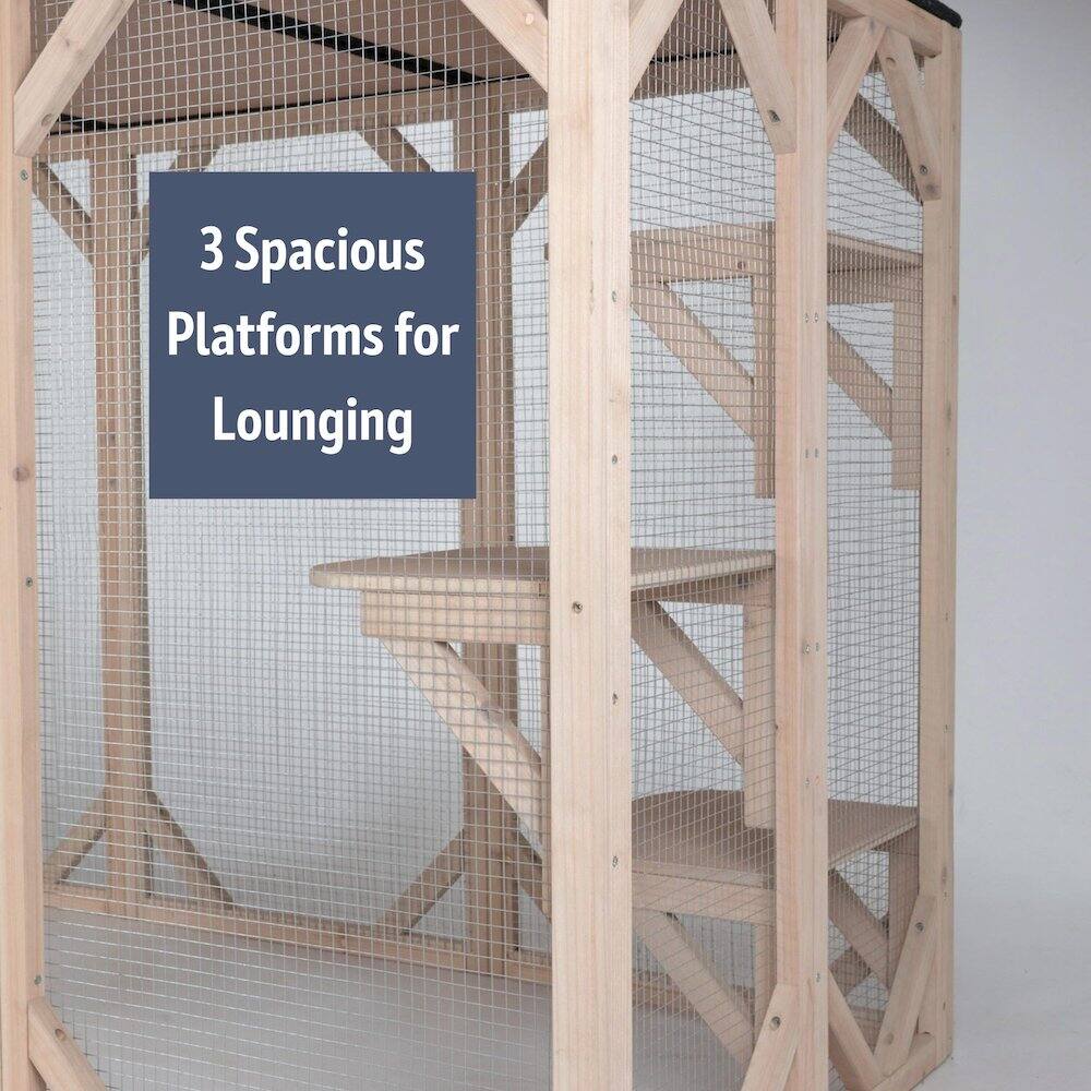3 Spacious Platforms for Lounging