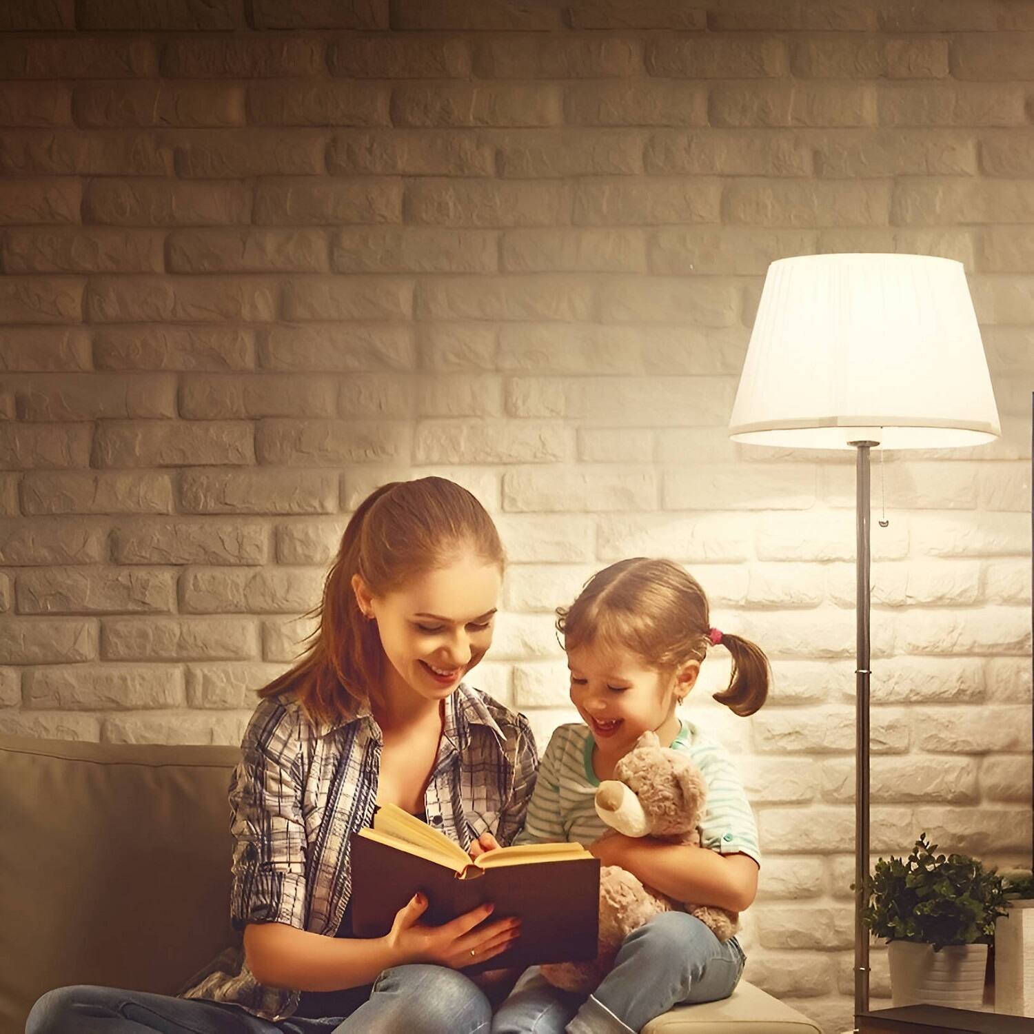 Angle. Lamp Depot - RGBW Color-changing Smart LED Light Bulb - White.