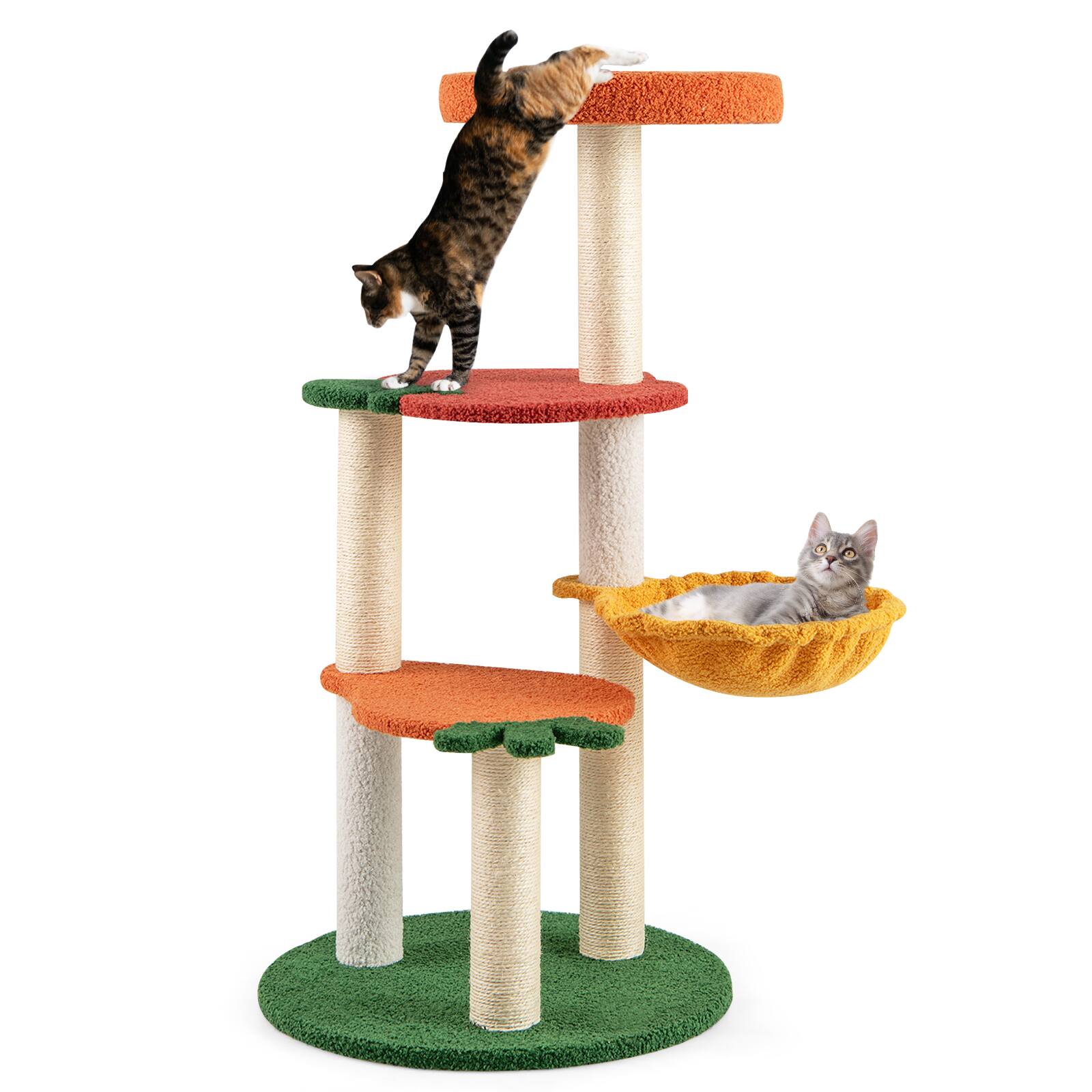 Alt View 9. Gymax - Gymax Multi-level Cat Tree Cute Fruit World Cat Tower w/ Fruit-shaped Platforms - GYM17790.