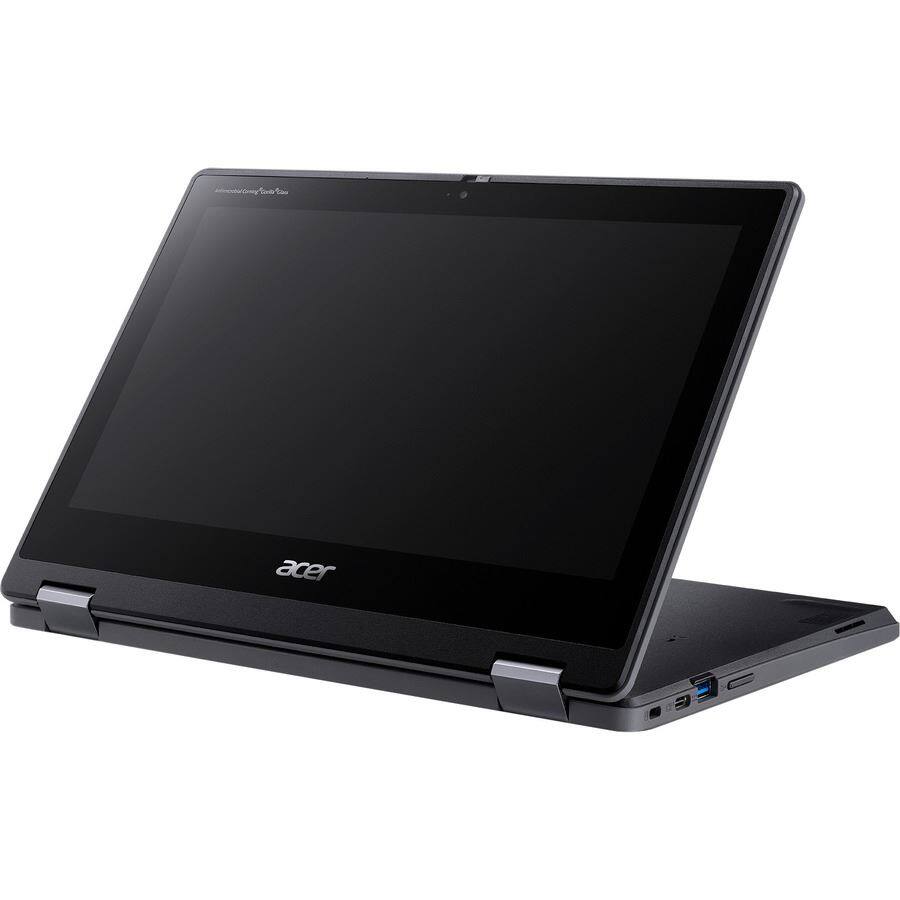 Left. Acer - Chromebook Spin 511 R753T-C2MY 11.6" Touchscreen Laptop Intel Celeron N4500 8GB RAM 32GB SSD ChromeOS - Black.