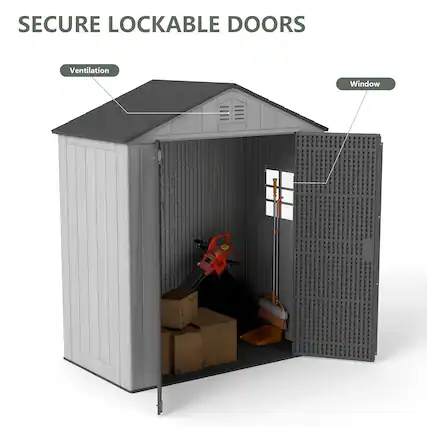 SECURE LOCKABLE DOORS
Ventilation
Window
