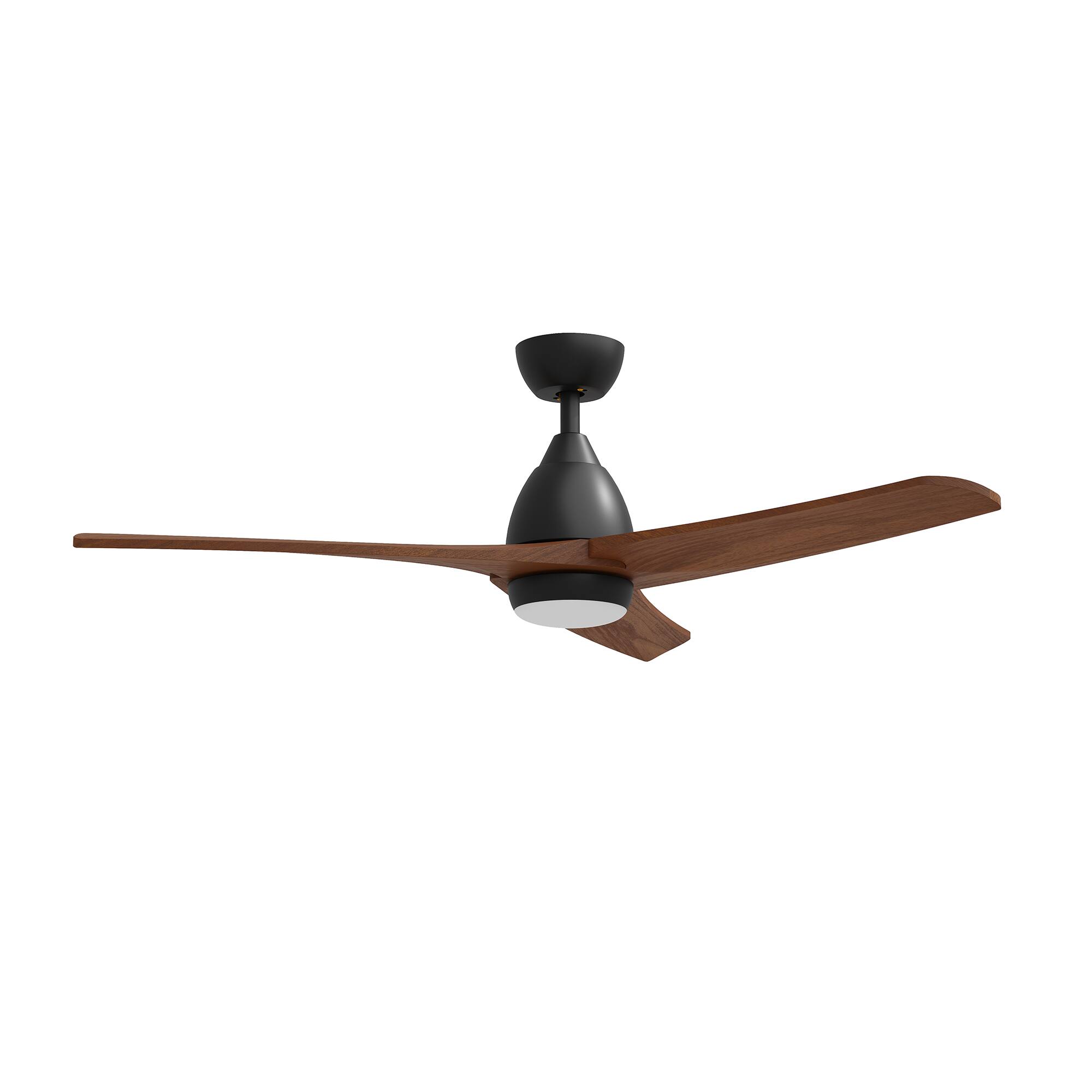 Alt View 9. Famapy - 41-Inch Walnut Wood Ceiling Fan with Light - Smart APP & Remote Control, Reversible DC Motor for Bedroom,Home Office - Wooden.
