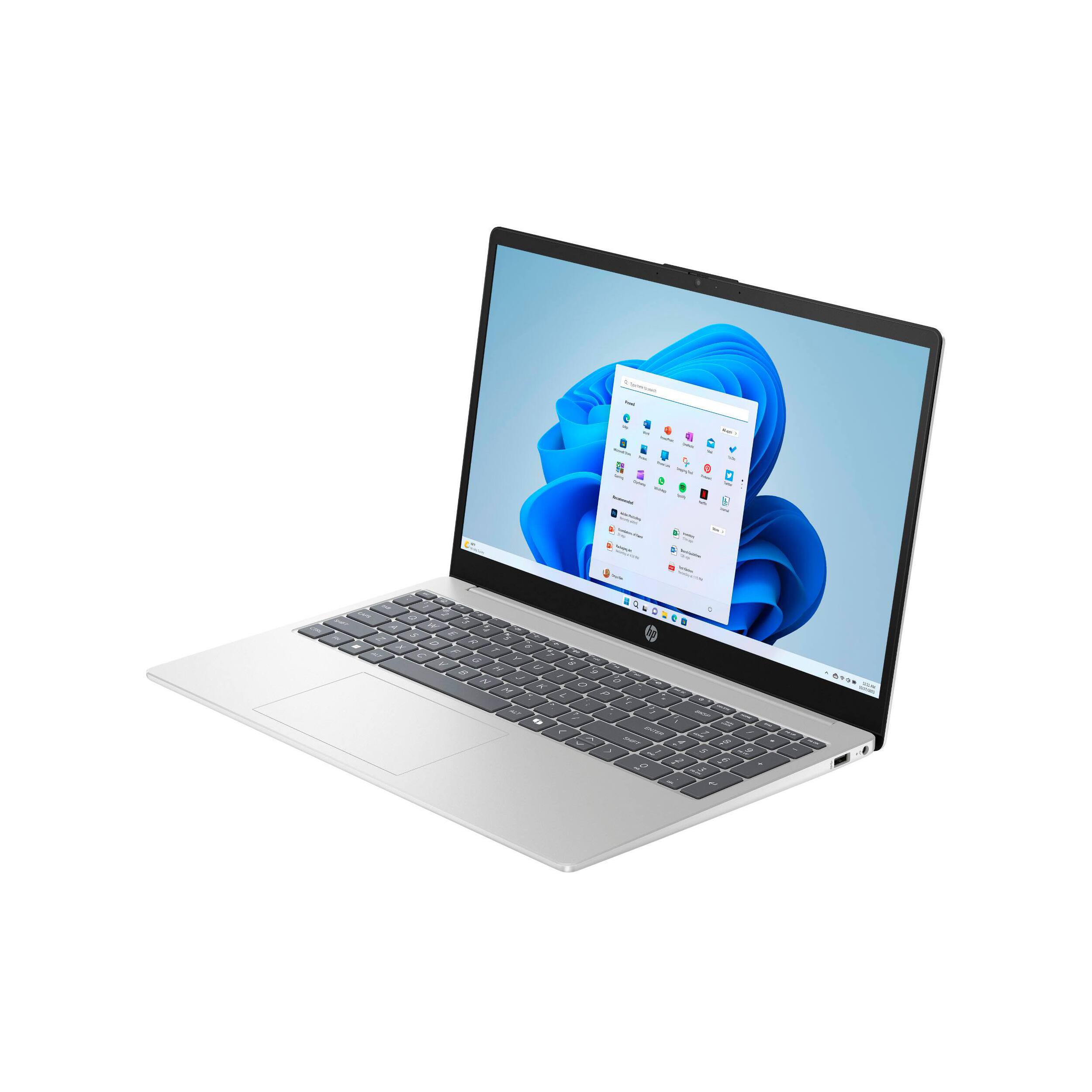 Alt View 6. HP - 15.6" Full HD Touch-Screen Laptop - Intel Core i7 1355U 2023 - 16GB Memory - 512GB SSD - Win 11 Pro - Natural Silver.