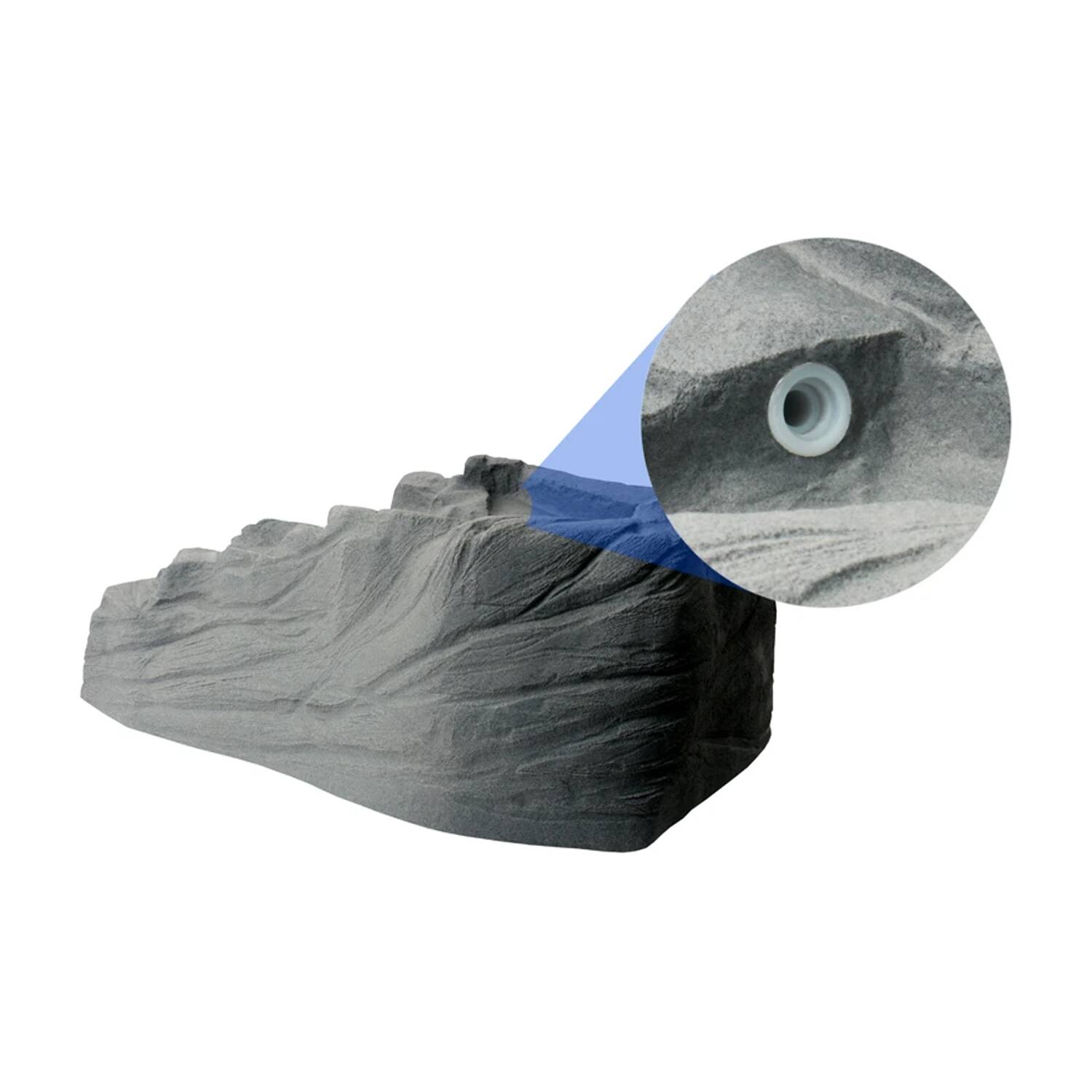 Alt View 8. Algreen Products - Algreen Outdoor Rock Waterfall, Tranquility Water Fountain for Pond & Backyard - Gray.