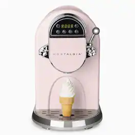 Nostalgia - Professional 1.25 Qt Soft Serve Ice Cream Machine - Pink