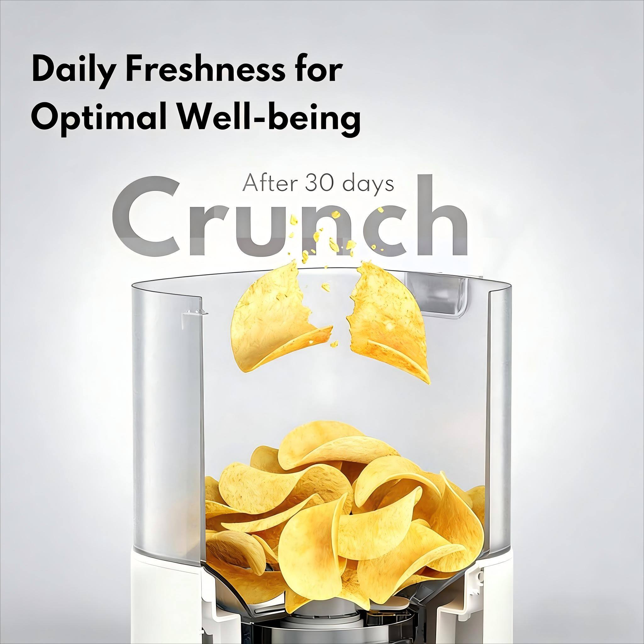 Daily Freshness for Optimal Well-being  
After 30 days Crunch
