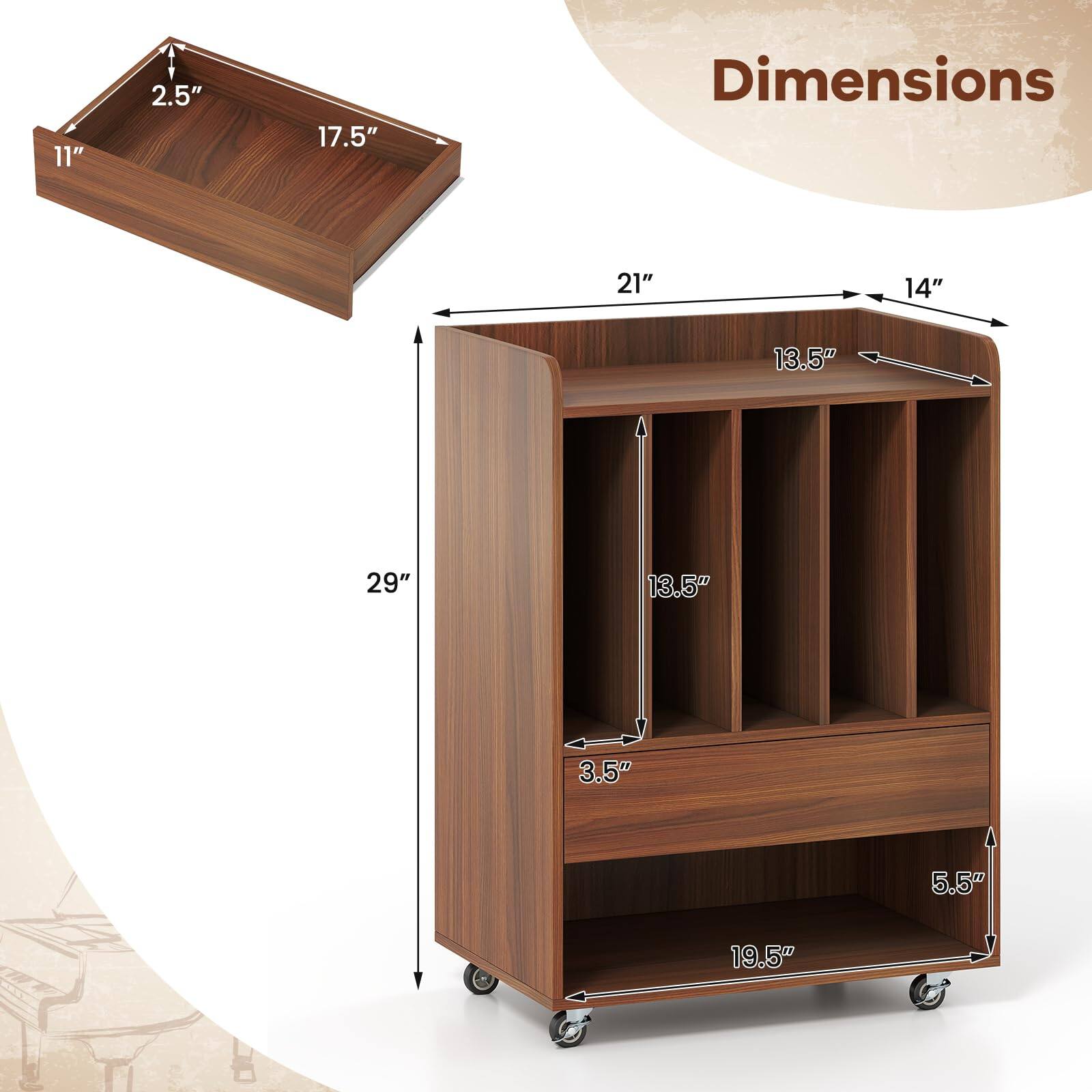 11" x 2.5" x 17.5"  
Dimensions: 21" x 14" x 13.5"  
29" x 13.5" x 3.5"  
5.5" x 19.5"