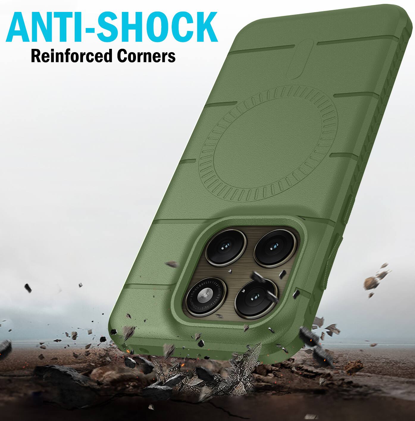 ANTI-SHOCK  
Reinforced Corners