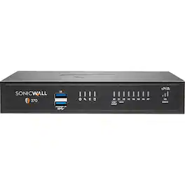 SonicWall - TZ370 Network Security Solution 02-SSC-6819 - Black