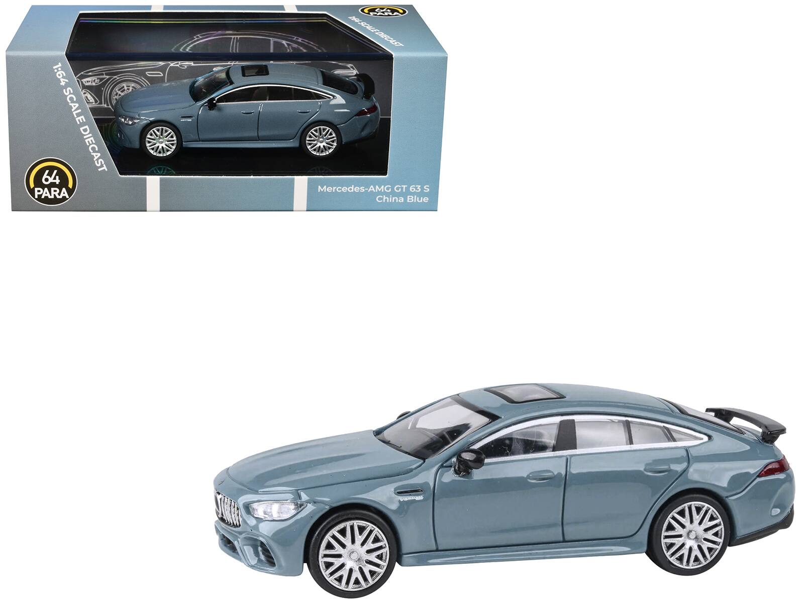 1:64 SCALE DIECAST  
64 PARA  
DIECAST  
Mercedes-AMG GT 63 S  
China Blue