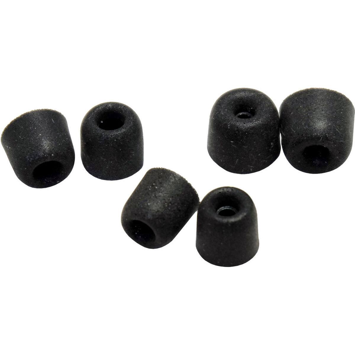 Front. Dekoni Audio - Dekoni Audio 4.9mm Premium Memory Foam Isolation Tip for Mercury Earphone, Large, 3 Pack, Black.