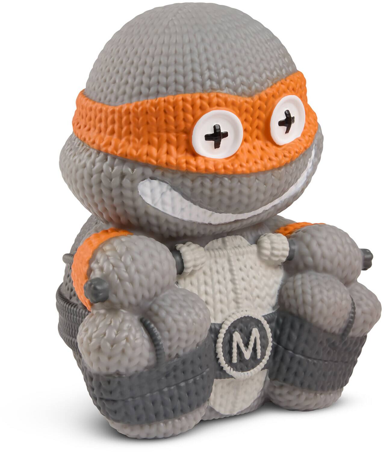 Alt View 2. Handmade by Robots - Teenage Mutant Ninja Turtles (TMNT) - Michelangelo Black & White Limited Edition Vinyl Figure   - COLLECTIBLES - Multicolor.