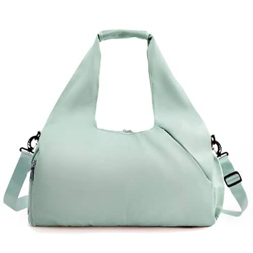 Pacoar Cade - Gym Bag For Women With Shoe Compartment Yoga Mat Wet Pocket And Water Bottle Holder Weekender Strap - Green