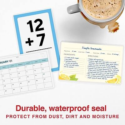**January 01**

**Simple Lemonade**

**Ingredients:**
- 1 quart water
- 1/2 cup sugar
- 1/2 cup lemon juice
- 1/4 cup fresh lemon juice
- Ice

**Directions:**
1. Combine water, sugar, and lemon juice in a pitcher.
2. Stir until sugar dissolves.
3. Add fresh lemon juice.
4. Serve over ice.

**Durable, waterproof seal**
**Protect from dust, dirt, and moisture**