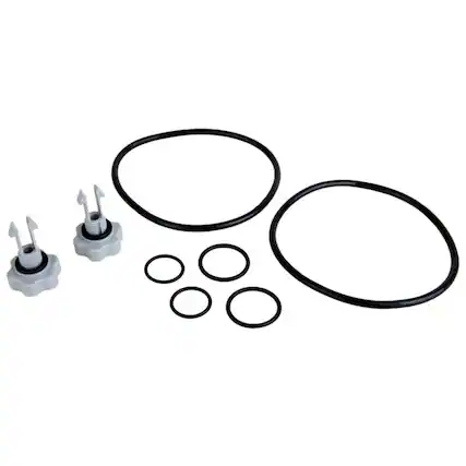 Front. Intex - Intex 25004 2,500 GPH and Below Pool Filter Pump Replacement Seals Pack Parts.