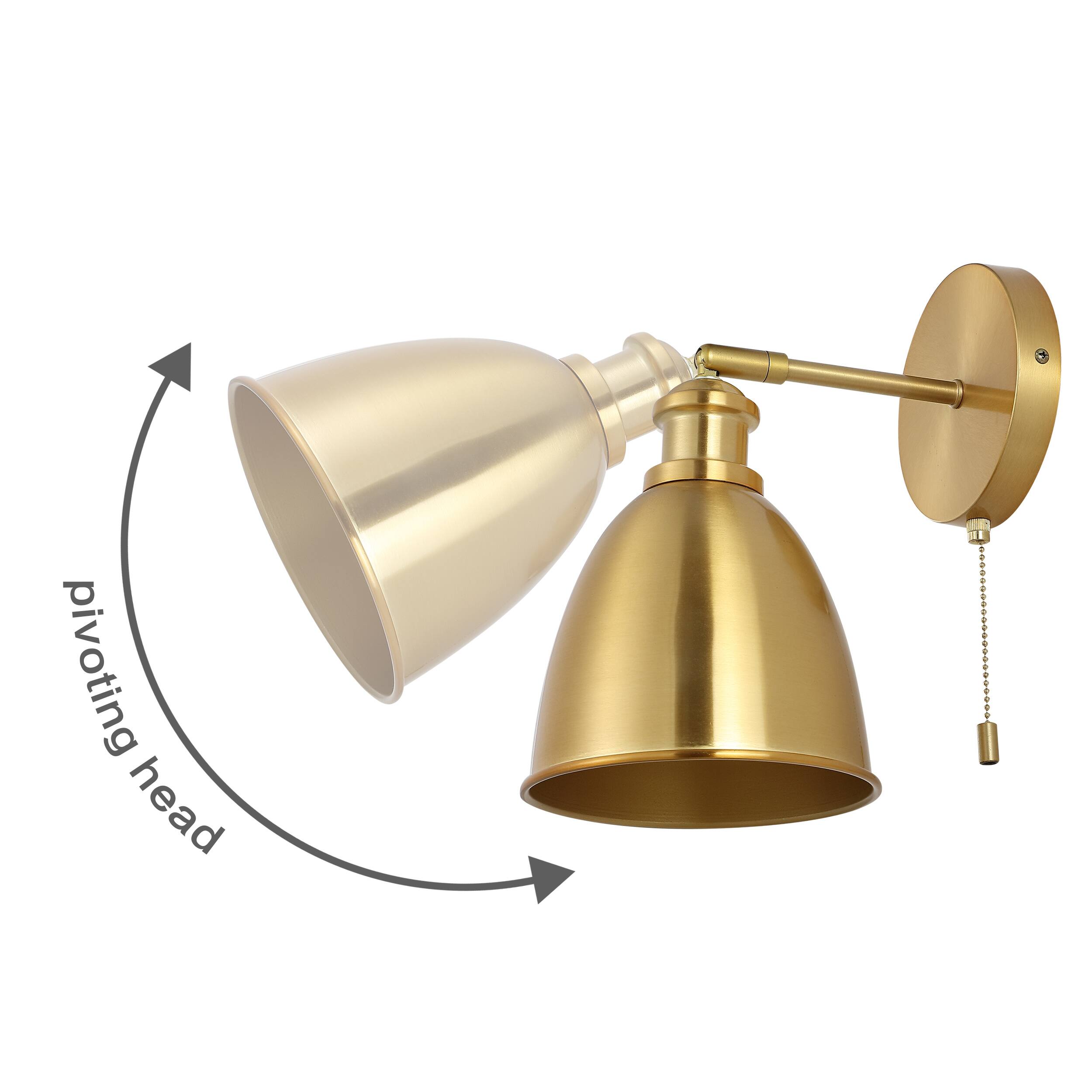 3 pivoting head