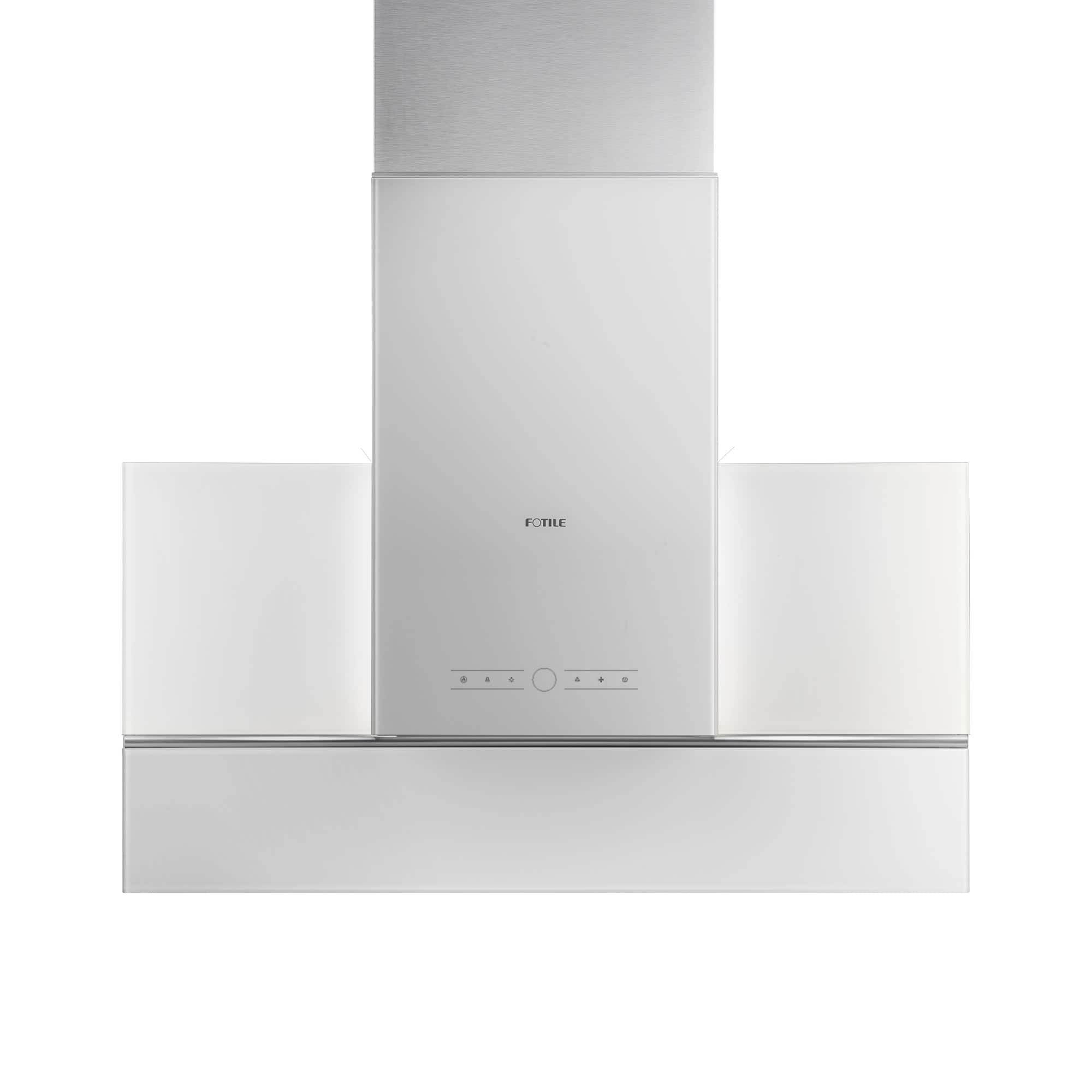 Front. FOTILE - FOTILE 42'' Island Hood 1200CFM - White.