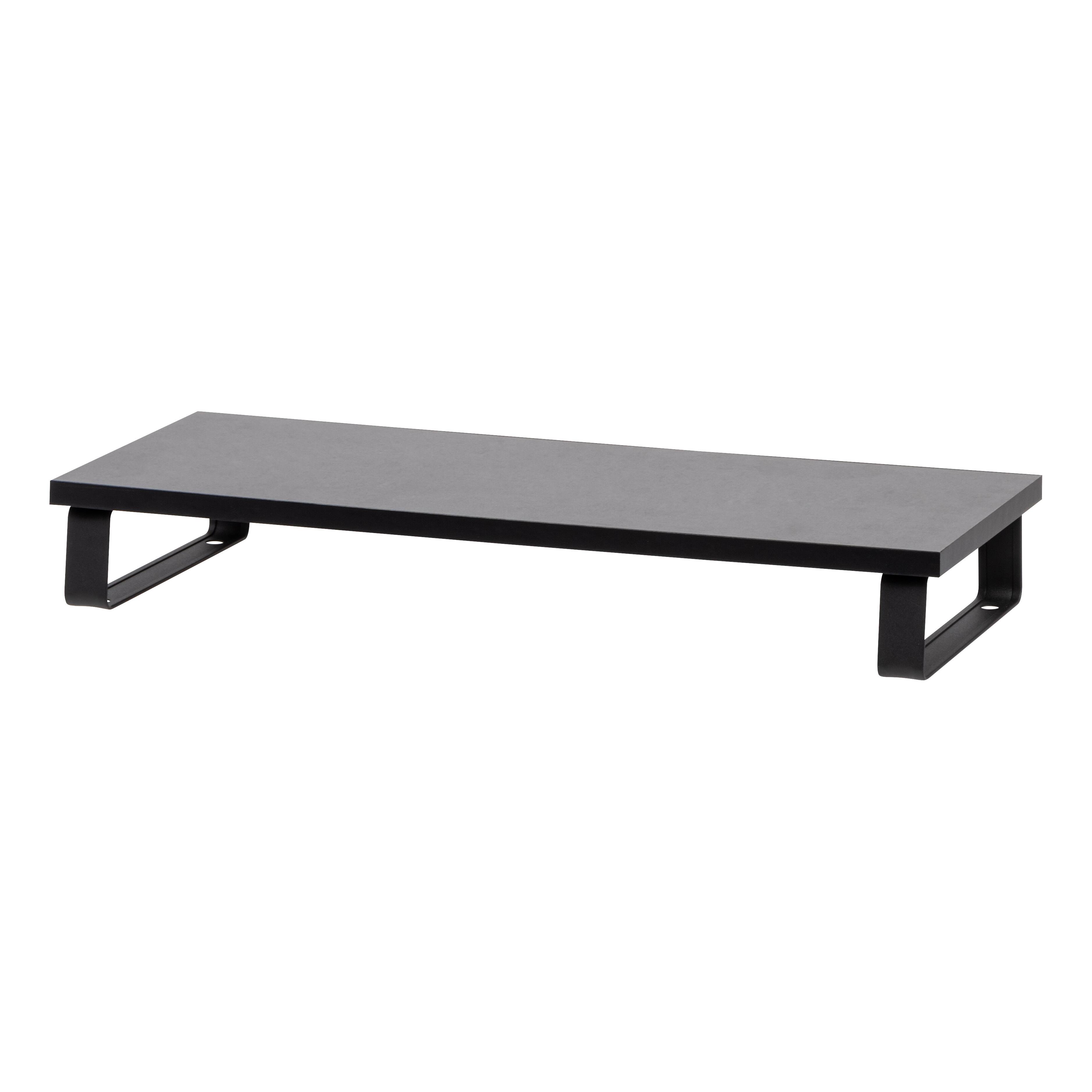 Alt View 2. IRIS USA - IRIS USA Computer Monitor Stand for Desk - Black.