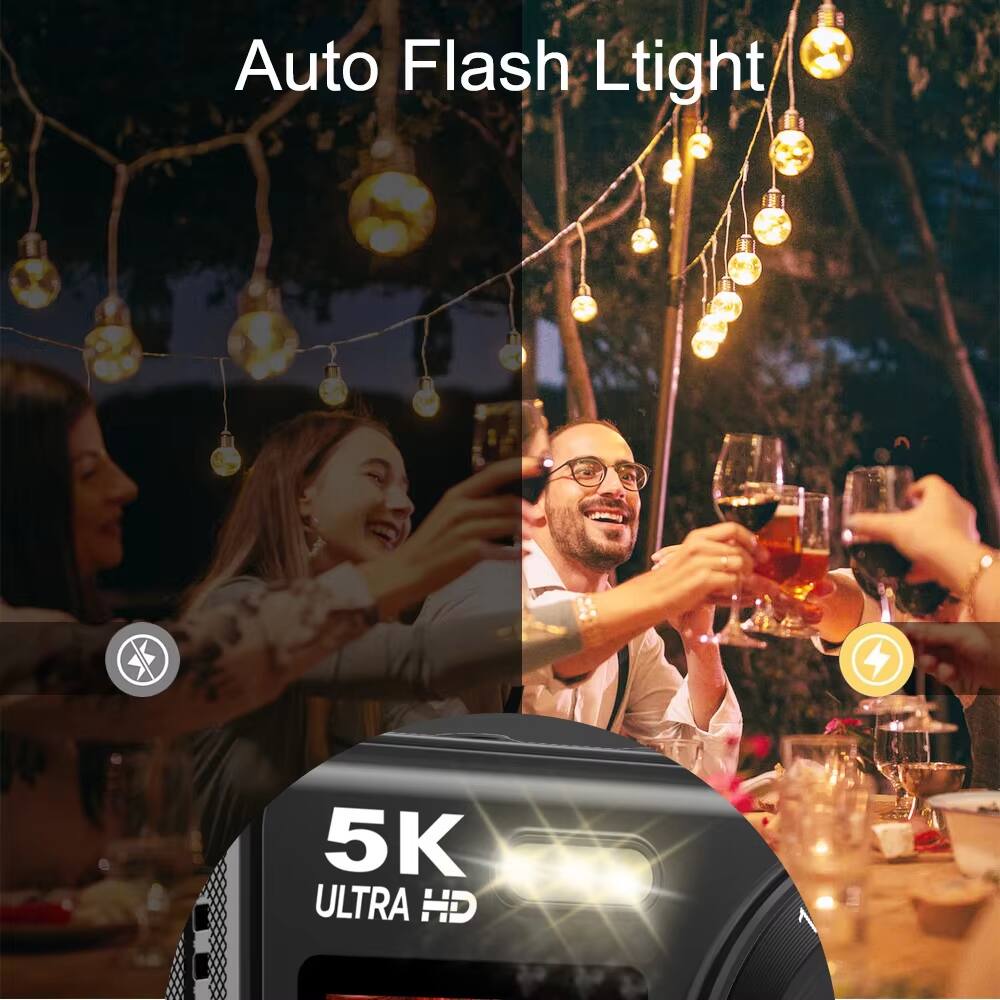 Auto Flash Light  
5K ULTRA HD