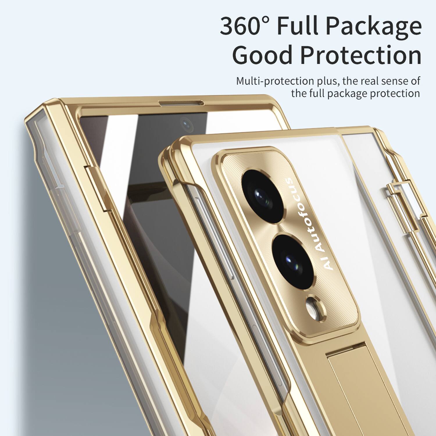 360° Full Package Good Protection  
Multi-protection plus, the real sense of the full package protection  
AI Autofocus