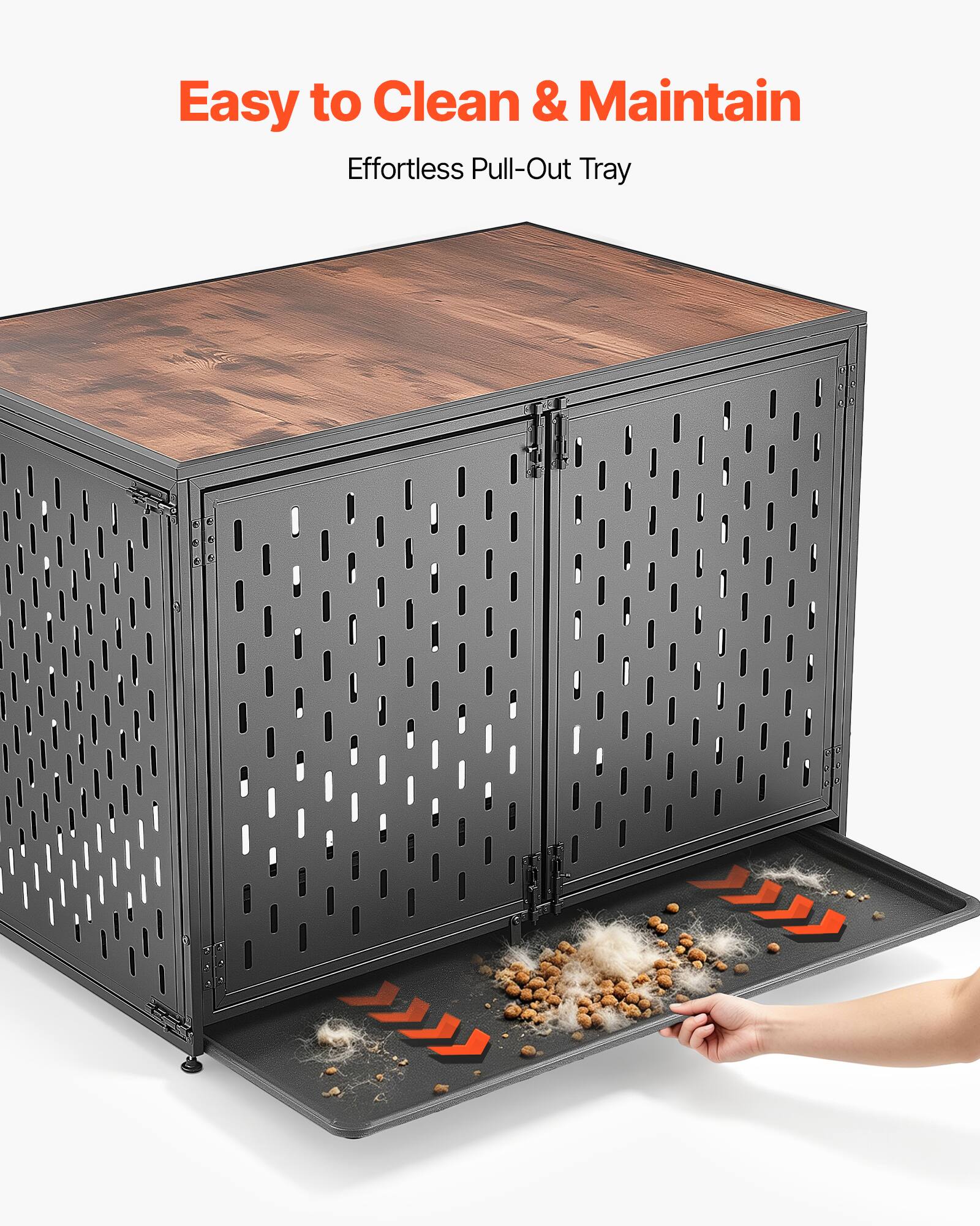 Easy to Clean & Maintain  
Effortless Pull-Out Tray