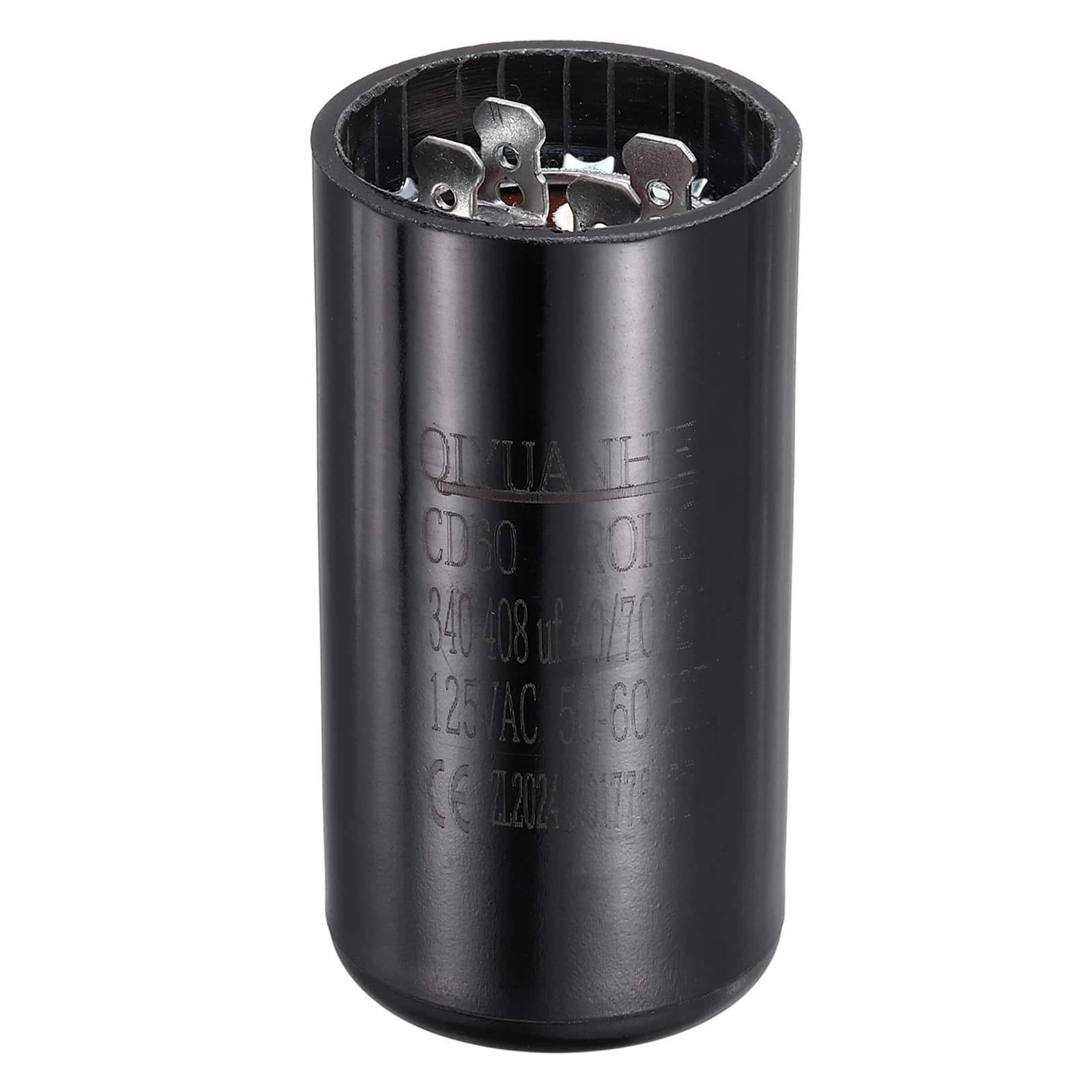 Unique Bargains - CD60 Motor Run Capacitor, 340-408uF MFD AC125V, 50-60Hz, for Electric Motor, 36x70mm - Black price history on PriceWatchPro