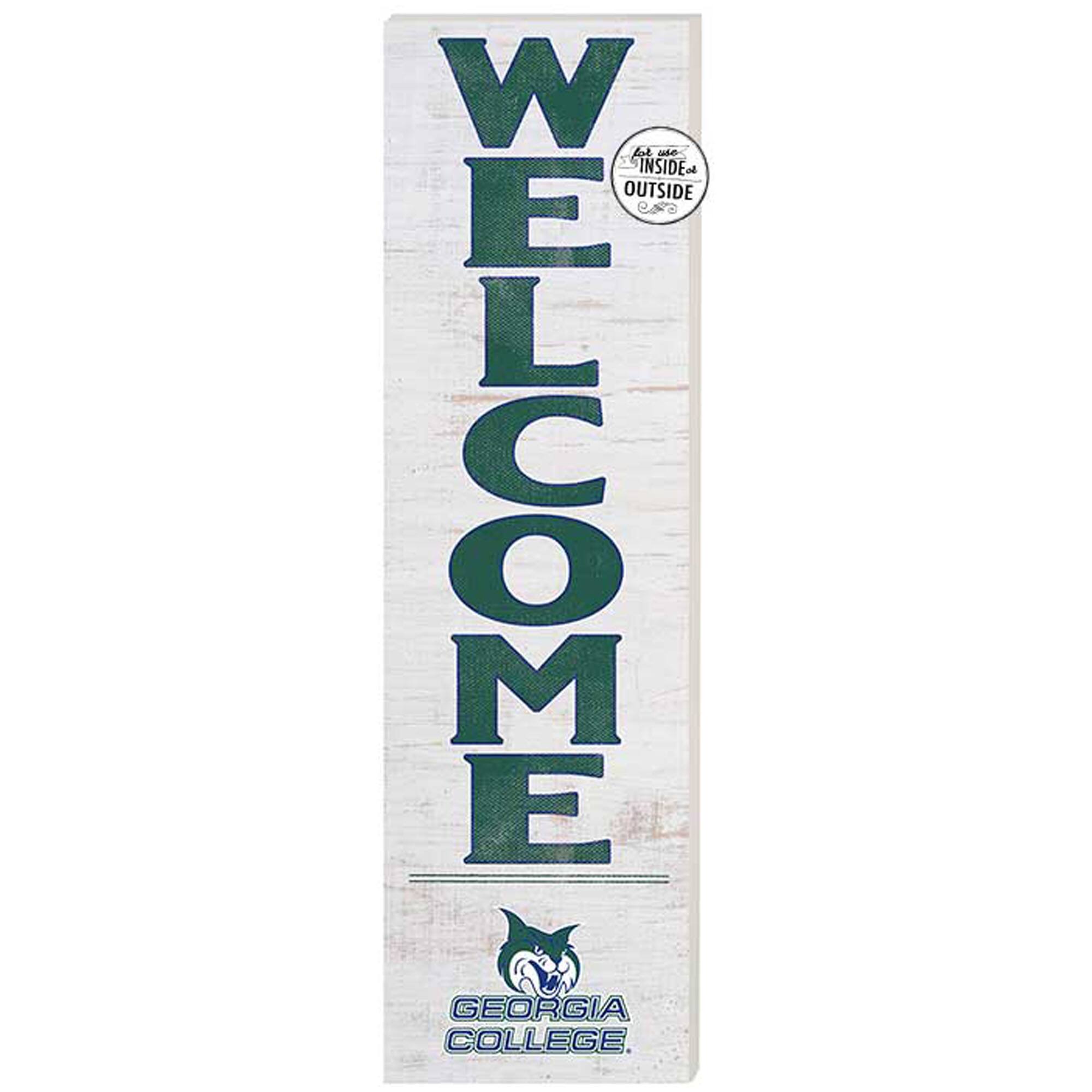 Georgia College Bobcats 10'' x 35'' Indoor/Outdoor Welcome Sign
