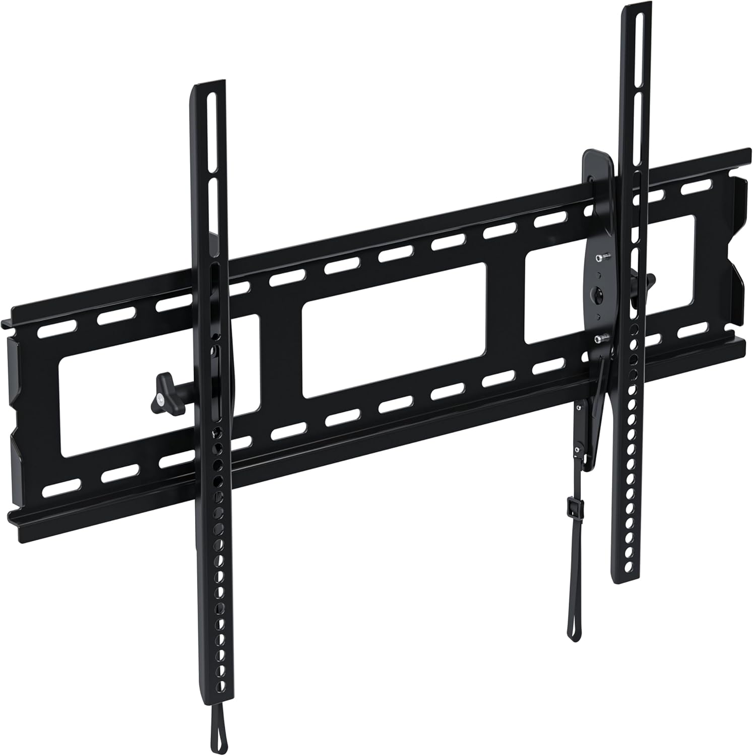 Front. FINEAK - Low Profile Tilt TV Wall Mount for 37" - 80" LED - Black.