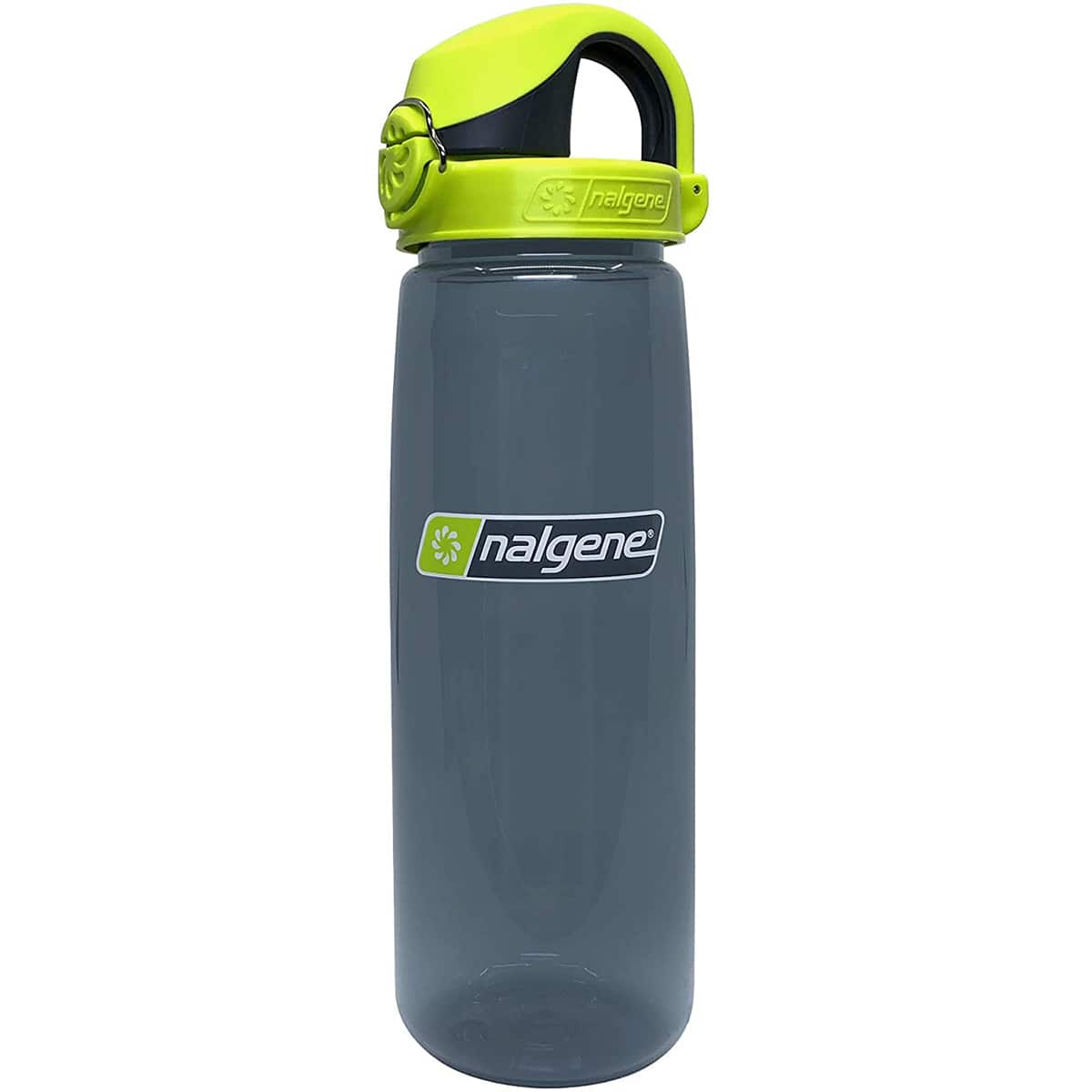 Nalgene - Sustain 24 oz. Tritan On the Fly Water Bottle - Charcoal/Lime/Charcoal