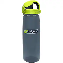 Nalgene - Sustain 24 oz. Tritan On the Fly Water Bottle - Charcoal/Lime/Charcoal
