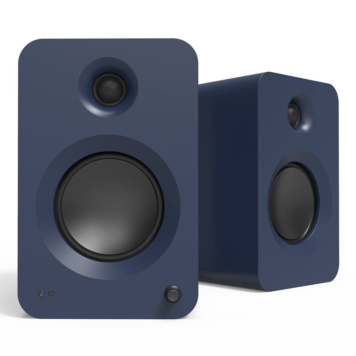 Kanto - REN Powered Bluetooth Bookshelf Speakers - Pair (Matte Blue) - Dark Blue