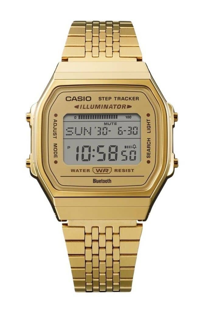 Casio Vintage Digital Smartphone Link Tone Stainless Steel Quartz