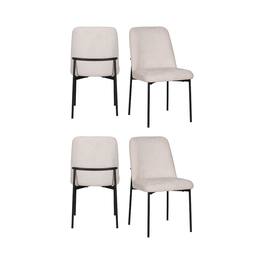 New Classic Furniture - Erik Fabric Upholstered Dining Chair (Set of 4) - Beige